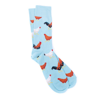 Men's Farmer's Chicken Coop Socks-Socks-Selini NY-Stella Violet Boutique in Arvada, Colorado