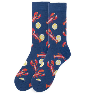 Men's Lobster and Lemon Socks-Socks-Selini NY-Stella Violet Boutique in Arvada, Colorado