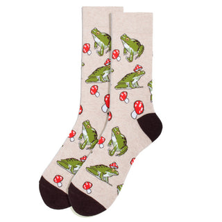 Men's Mushroom and Frog Socks-Socks-Selini NY-Stella Violet Boutique in Arvada, Colorado