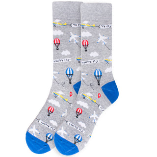 Men's You're Fly Socks-Socks-Selini NY-Stella Violet Boutique in Arvada, Colorado