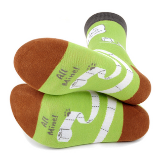 Cats Toilet Paper Socks-Socks-Selini NY-Stella Violet Boutique in Arvada, Colorado