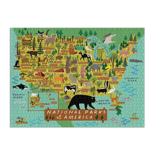 National Parks of America 1000 Piece Puzzle-Card Games-Chronicle Books-Stella Violet Boutique in Arvada, Colorado