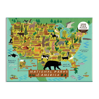 National Parks of America 1000 Piece Puzzle-Card Games-Chronicle Books-Stella Violet Boutique in Arvada, Colorado