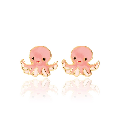 Obedient Octopus Stud Earrings-Earrings-Girl Nation-Stella Violet Boutique in Arvada, Colorado