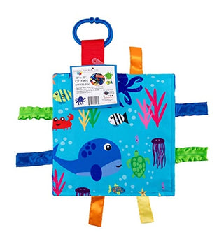 Crinkle Tag Square 8"x 8"-Baby Gift Sets-Baby Jack and Company-Stella Violet Boutique in Arvada, Colorado