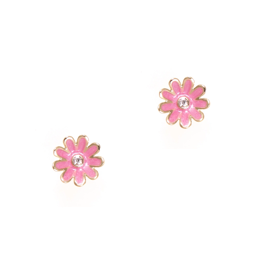 Pink Daisy Stud Earrings-Earrings-Girl Nation-Stella Violet Boutique in Arvada, Colorado