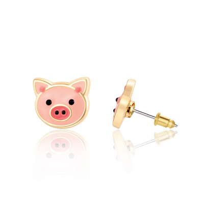 Precious Pig Stud Earrings-Earrings-Girl Nation-Stella Violet Boutique in Arvada, Colorado