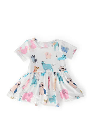 Puppy Pals Twirl Romper-Dresses-Mila & Rose-Stella Violet Boutique in Arvada, Colorado