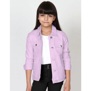 Lavender Denim Jacket-Shirts & Tops-Cutie Patootie-Stella Violet Boutique in Arvada, Colorado