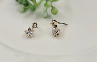 Star Cubic Zirconia Post Earrings-Earrings-Betty Oh-Stella Violet Boutique in Arvada, Colorado