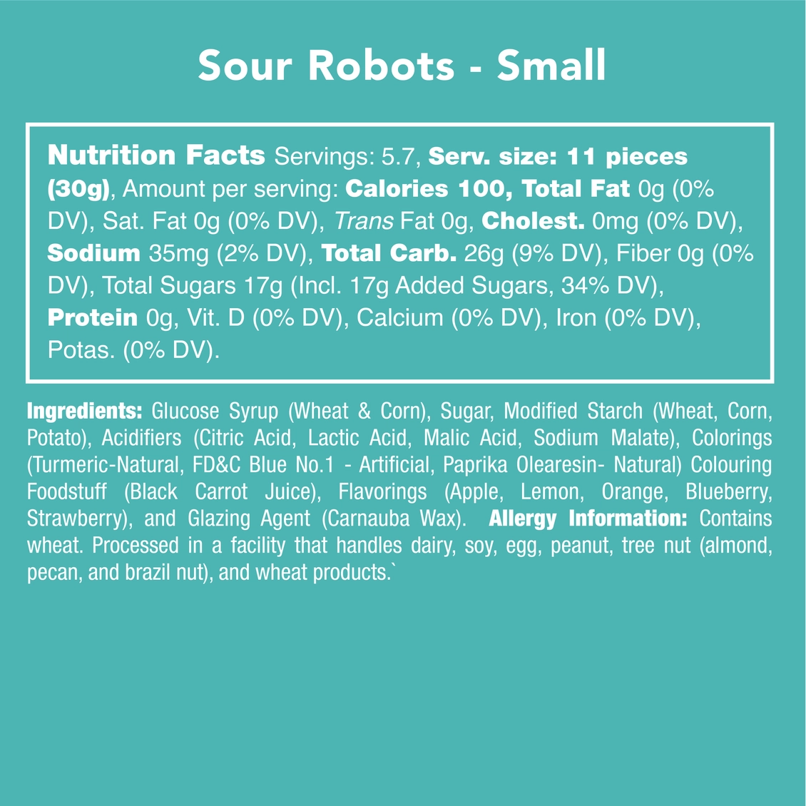Sour Robots-Candy-Candy Club-Stella Violet Boutique in Arvada, Colorado