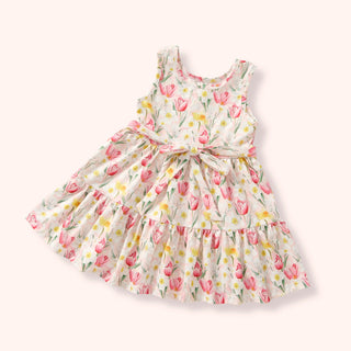 Spring Garden Twirl Dress-Baby & Toddler Outfits-Pete & Lucy-Stella Violet Boutique in Arvada, Colorado