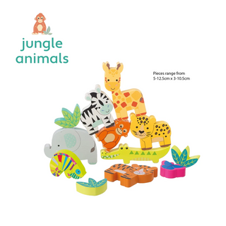 Jungle Animal Balancing Game-Toys-Orange Tree Toys-Stella Violet Boutique in Arvada, Colorado