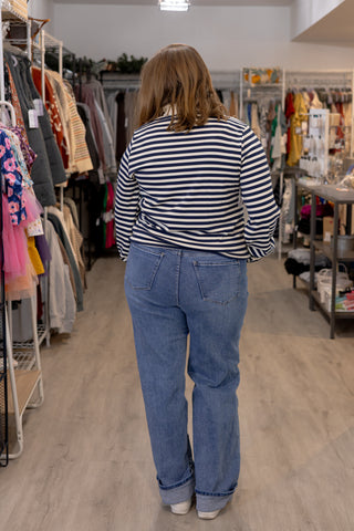 Heritage Ruffle Collar Blouse-Shirts & Tops-Staccato-Stella Violet Boutique in Arvada, Colorado