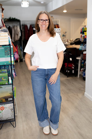 Basic Tee-Shirts & Tops-Blu Pepper-Stella Violet Boutique in Arvada, Colorado