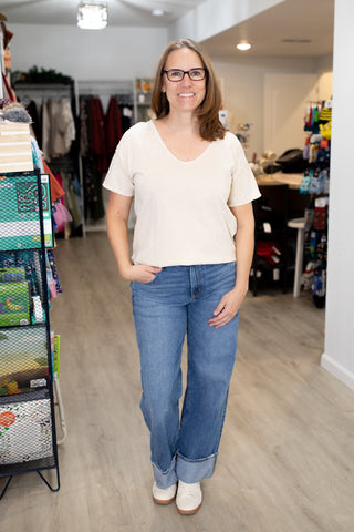Basic Tee-Shirts & Tops-Blu Pepper-Stella Violet Boutique in Arvada, Colorado