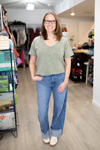 Basic Tee-Shirts & Tops-Blu Pepper-Stella Violet Boutique in Arvada, Colorado