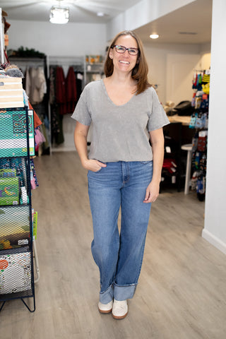 Basic Tee-Shirts & Tops-Blu Pepper-Stella Violet Boutique in Arvada, Colorado