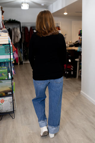 Snap Button Sweater Cardigan-Shirts & Tops-Zenana-Stella Violet Boutique in Arvada, Colorado