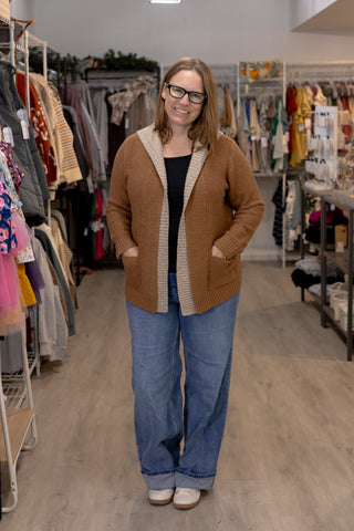 Rustwood Drape Cardigan-Shirts & Tops-Staccato-Stella Violet Boutique in Arvada, Colorado