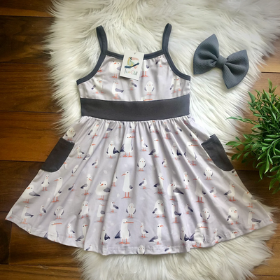 Summer Seagulls Dress-Dress-Wellington Design Co - TwoCan-Stella Violet Boutique in Arvada, Colorado