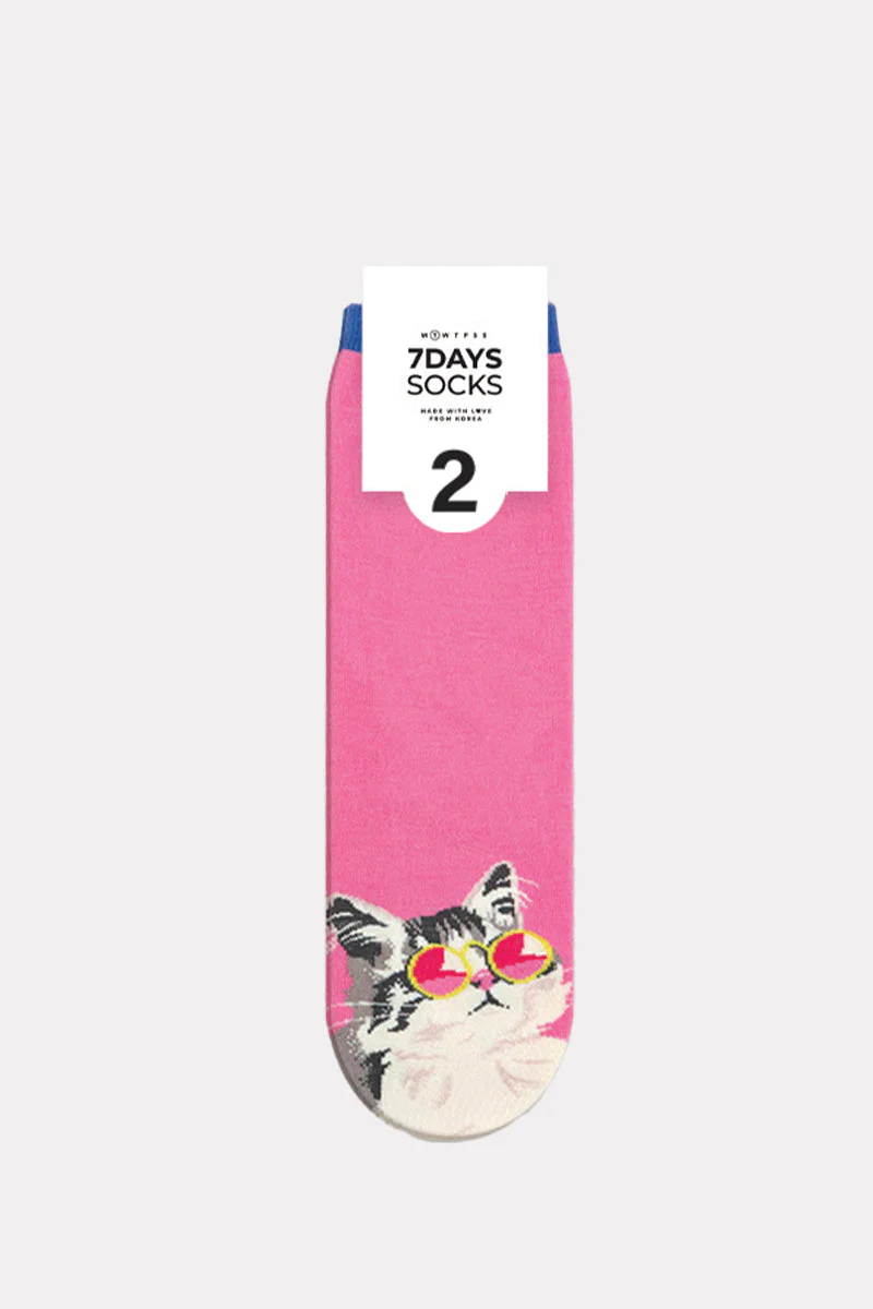 Women's Crew Animal Sunglass Socks-Socks-7 Day Socks-Stella Violet Boutique in Arvada, Colorado