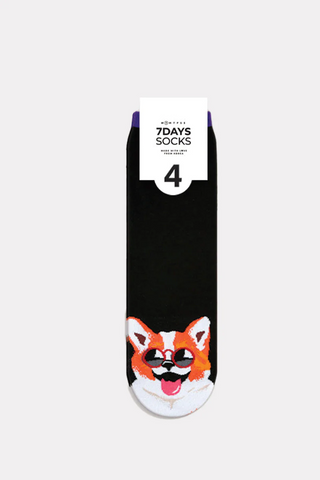 Women's Crew Animal Sunglass Socks-Socks-7 Day Socks-Stella Violet Boutique in Arvada, Colorado