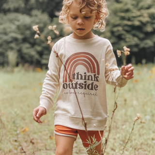 Think Outside the Box Graphic Tee-Tee-Barefoot Baby-Stella Violet Boutique in Arvada, Colorado