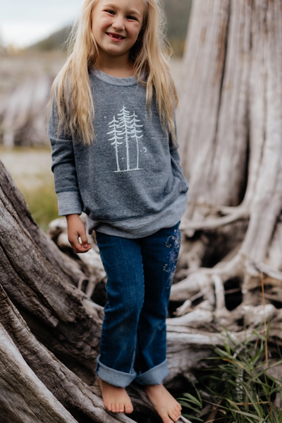 Three Trees Long Sleeve-Shirts & Tops-Made of Mountains-Stella Violet Boutique in Arvada, Colorado