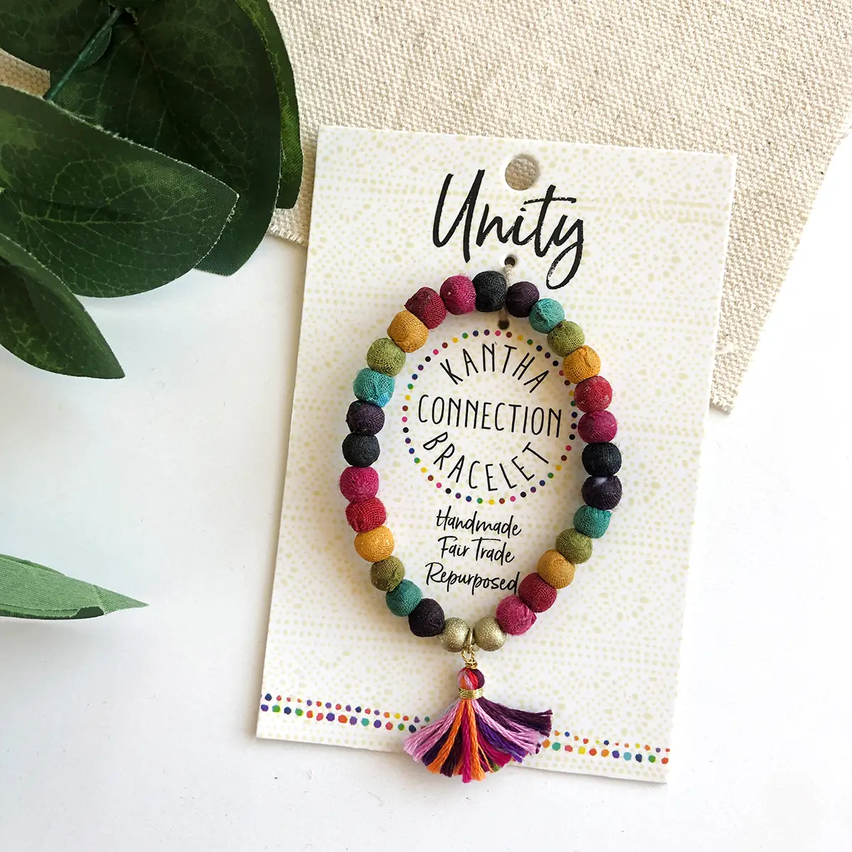 Kantha Connection Bracelet-Bracelets-WorldFinds-Stella Violet Boutique in Arvada, Colorado