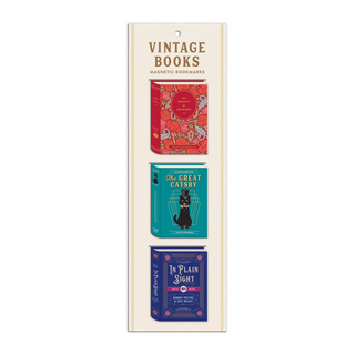 Vintage Books Magnetic Bookmarks-Bookmarks-Chronicle Books-Stella Violet Boutique in Arvada, Colorado