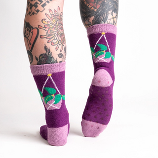 Women's Cozy Slipper Sock - Wanna Hang?-Socks-Sock it to Me-Stella Violet Boutique in Arvada, Colorado