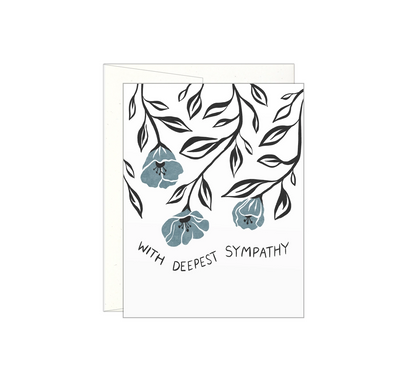 With Deepest Sympathy Card-Greeting Card-Lake Erie Design Co.-Stella Violet Boutique in Arvada, Colorado