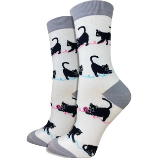 Women's Socks - Black Cat-Socks-Imagery Socks-Stella Violet Boutique in Arvada, Colorado