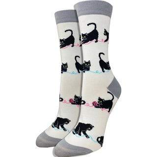 Women's Socks - Black Cat-Socks-Imagery Socks-Stella Violet Boutique in Arvada, Colorado