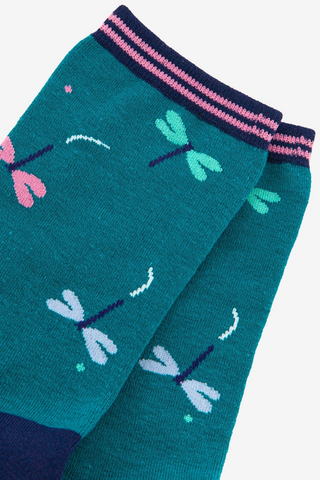 Women's Bamboo Socks - Dragonfly-Socks-Sock Talk-Stella Violet Boutique in Arvada, Colorado