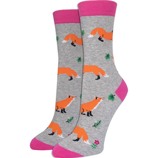 Women's Socks - Fox-Socks-Imagery Socks-Stella Violet Boutique in Arvada, Colorado