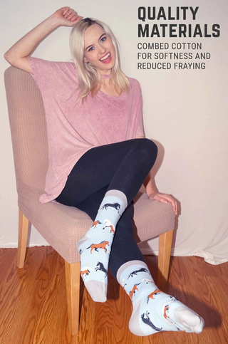 Women's Socks - Horses-Socks-Imagery Socks-Stella Violet Boutique in Arvada, Colorado