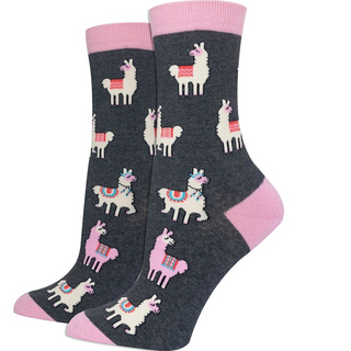 Women's Socks - Llama-Socks-Imagery Socks-Stella Violet Boutique in Arvada, Colorado