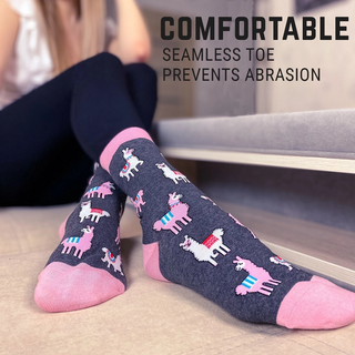 Women's Socks - Llama-Socks-Imagery Socks-Stella Violet Boutique in Arvada, Colorado