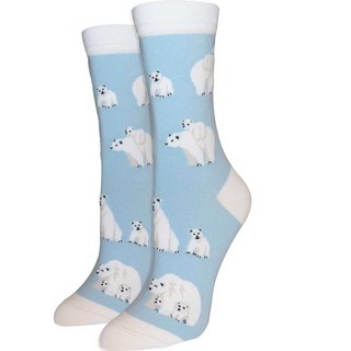 Women's Socks - Polar Bear-Socks-Imagery Socks-Stella Violet Boutique in Arvada, Colorado