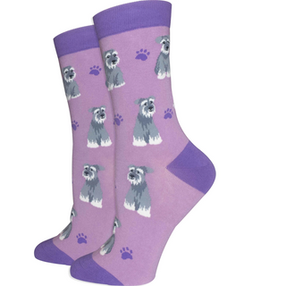 Women's Socks - Schnauzer-Socks-Imagery Socks-Stella Violet Boutique in Arvada, Colorado