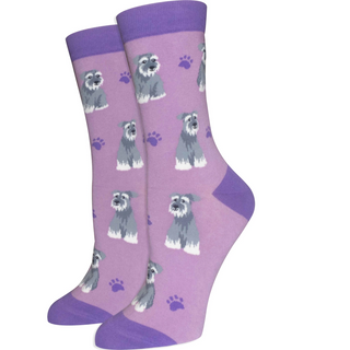 Women's Socks - Schnauzer-Socks-Imagery Socks-Stella Violet Boutique in Arvada, Colorado