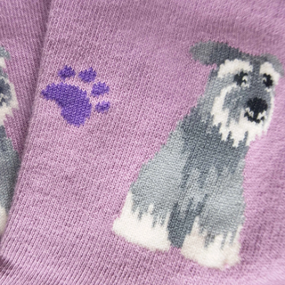 Women's Socks - Schnauzer-Socks-Imagery Socks-Stella Violet Boutique in Arvada, Colorado