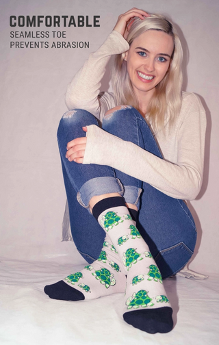 Women's Socks - Turtles-Socks-Imagery Socks-Stella Violet Boutique in Arvada, Colorado