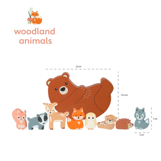 Woodland Animal Balancing Game-Toys-Orange Tree Toys-Stella Violet Boutique in Arvada, Colorado