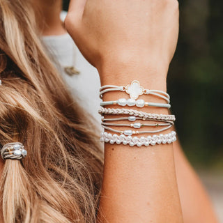 Glimmer Hair Tie Bracelets-Jewelry-k'lani-Stella Violet Boutique in Arvada, Colorado