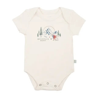 Mountain Baby Graphic Onesie-Tops-Finn + Emma-Stella Violet Boutique in Arvada, Colorado