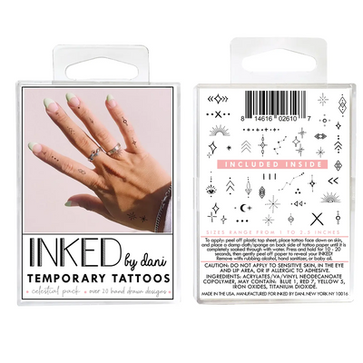 Celestial Temporary Tattoo Pack-INKED by Dani-Stella Violet Boutique in Arvada, Colorado
