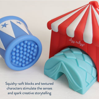 *NEW* Itzy Blocks™ - Circus-Sensory Toy-Itzy Ritzy-Stella Violet Boutique in Arvada, Colorado